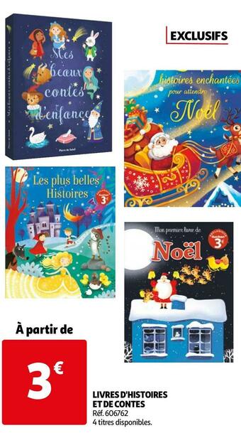Auchan Livres d'histoires et de contes offre