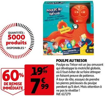 Auchan Poulpe au tresor offre