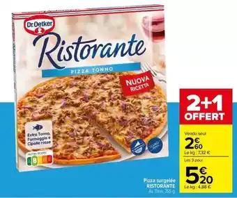 Carrefour Dr. oetker - pizza surgelée offre