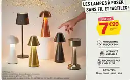 Gifi Les lampes à poser sans fil et tactiles! offre