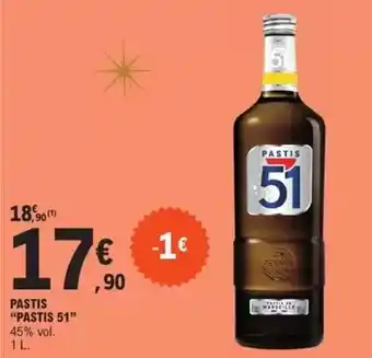 E.Leclerc Pernod - pastis offre