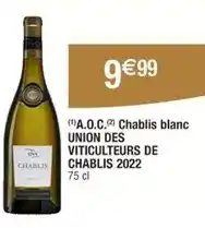 Cora A.o.c. chablis blanc offre