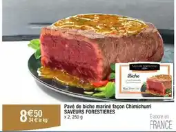 Cora Pavé de biche mariné façon chimichurri offre