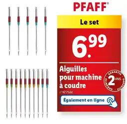 Lidl PFAFFⓇ Aiguilles pour machine à coudre offre