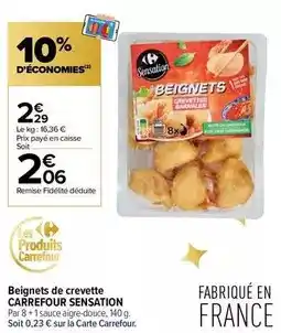 Carrefour Contact Carrefour - beignets de crevette sensation offre