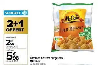 Carrefour Mccain - pommes de terre surgelées offre