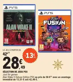 E.Leclerc Deluxe - selection de jeux ps5 offre