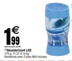 Cora x Carrefour Désodorisant led offre
