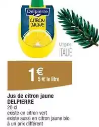 Cora Delpierre - jus de citron jaune offre