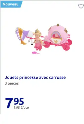 Action Jouets princesse avec carrosse offre