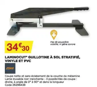 Bricomarché Laminocut guillotine à sol stratifié vinyle et PVC offre