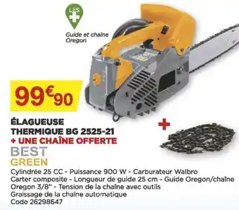 Bricomarché Élagueuse thermique BG 2525-21 offre