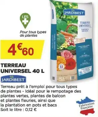 Terreau universel 40 L