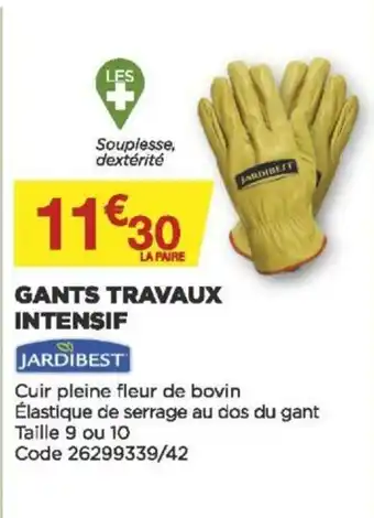 Bricomarché Gants travaux intensif offre