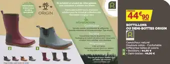 Bottillons ou demi-bottes origin