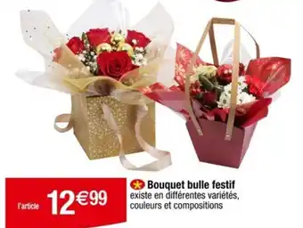 Carrefour Bouquet bulle festif offre