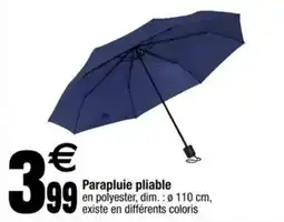 Carrefour Parapluie pliable offre