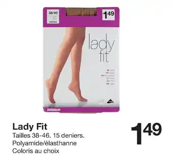 Zeeman Lady fit offre