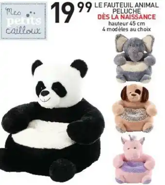 Stokomani Le fauteuil animal peluche offre