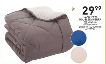 Stokomani La couette doublee sherpa offre