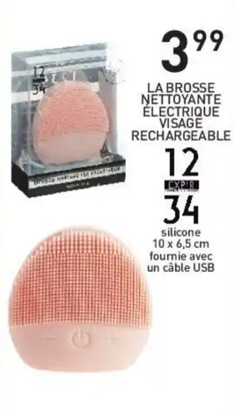 La brosse nettoyante electrique visage