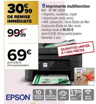 Carrefour Imprimante multifonction offre