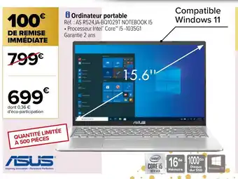 Carrefour Ordinateur portable offre