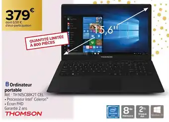 Carrefour Ordinateur portable offre