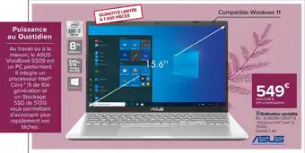 Carrefour Ordinateur portable offre