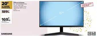 Carrefour Écra de bureau offre