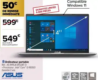 Carrefour Ordinateur portable offre