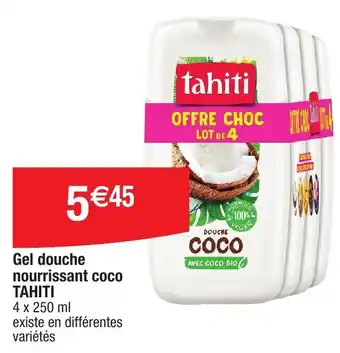 Migros TAHITI Gel douche nourrissant coco offre