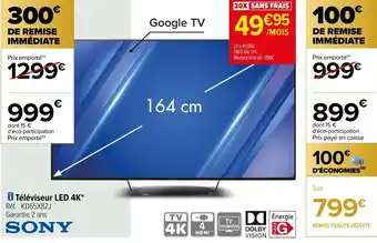Carrefour Téléviseur LED 4K offre