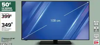 Carrefour Téléviseur LED 4K offre
