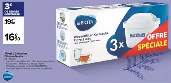 Carrefour Pack 3 cartouches filrtantes maxtra offre