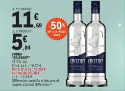 E.Leclerc "ERISTOFF" Vodka offre