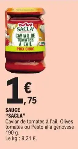 E.Leclerc "SACLA" Sauce offre