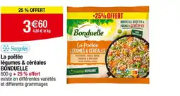 Carrefour Bonduelle La poêlée légumes & céréales Bonduelle offre