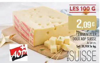 Match Emmentaler Doux AOP Suisse offre