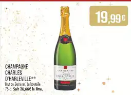 Match Charles d'Harleville Champagne offre