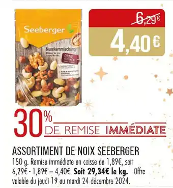 Match Seeberger Assortiment de noix offre