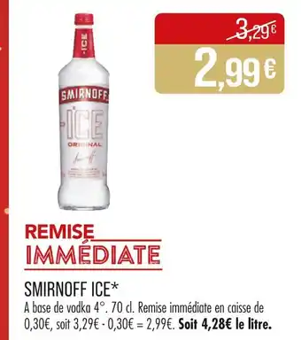 Match Smirnoff Ice offre