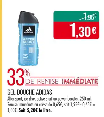 Match Adidas Gel douche offre