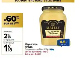 Carrefour Market Maille - mayonnaise offre