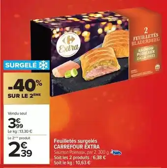 Carrefour Market Carrefour - feuilletés surgelés offre