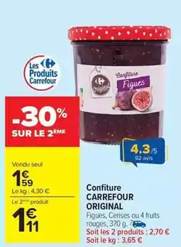 Carrefour Market Carrefour - confiture original offre