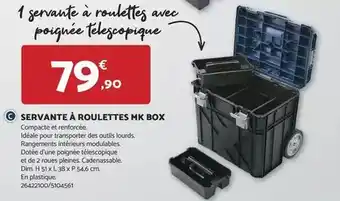 Bricomarché Dim - servante à roulettes mk box offre