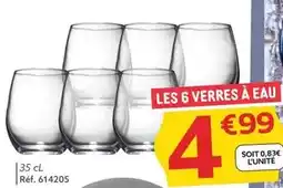Gifi Verres à eau offre