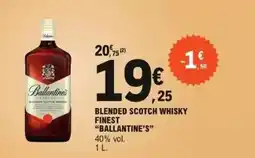 E.Leclerc Ballantine's - blended scotch whisky finest offre