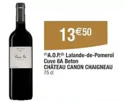 Cora Canon - a.o.p. lalande-de-pmerol cuve 8a beton offre